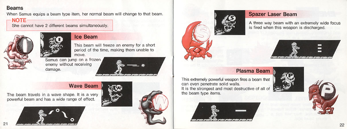 Metroid II instruction manual