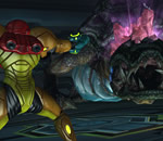 Samus prepares for her second-ever encounter with a Queen Metroid.