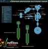 Metroid Prime Hunters Map - Vesper Defense Outpost