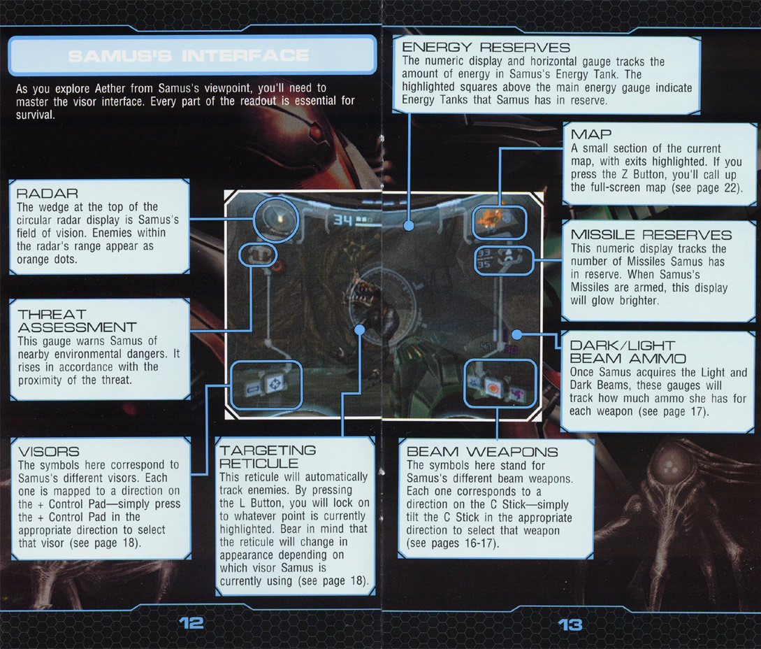 Metroid Prime 2: Echoes instruction manual