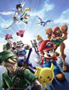 Super Smash Bros. Brawl poster 1