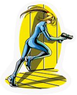Running Zero Suit Samus (Metroid: Zero Mission)