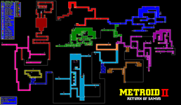 Metroid II Map Metroid II Map