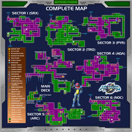 Metroid Fusion Map
