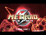 Metroid Prime title screen.