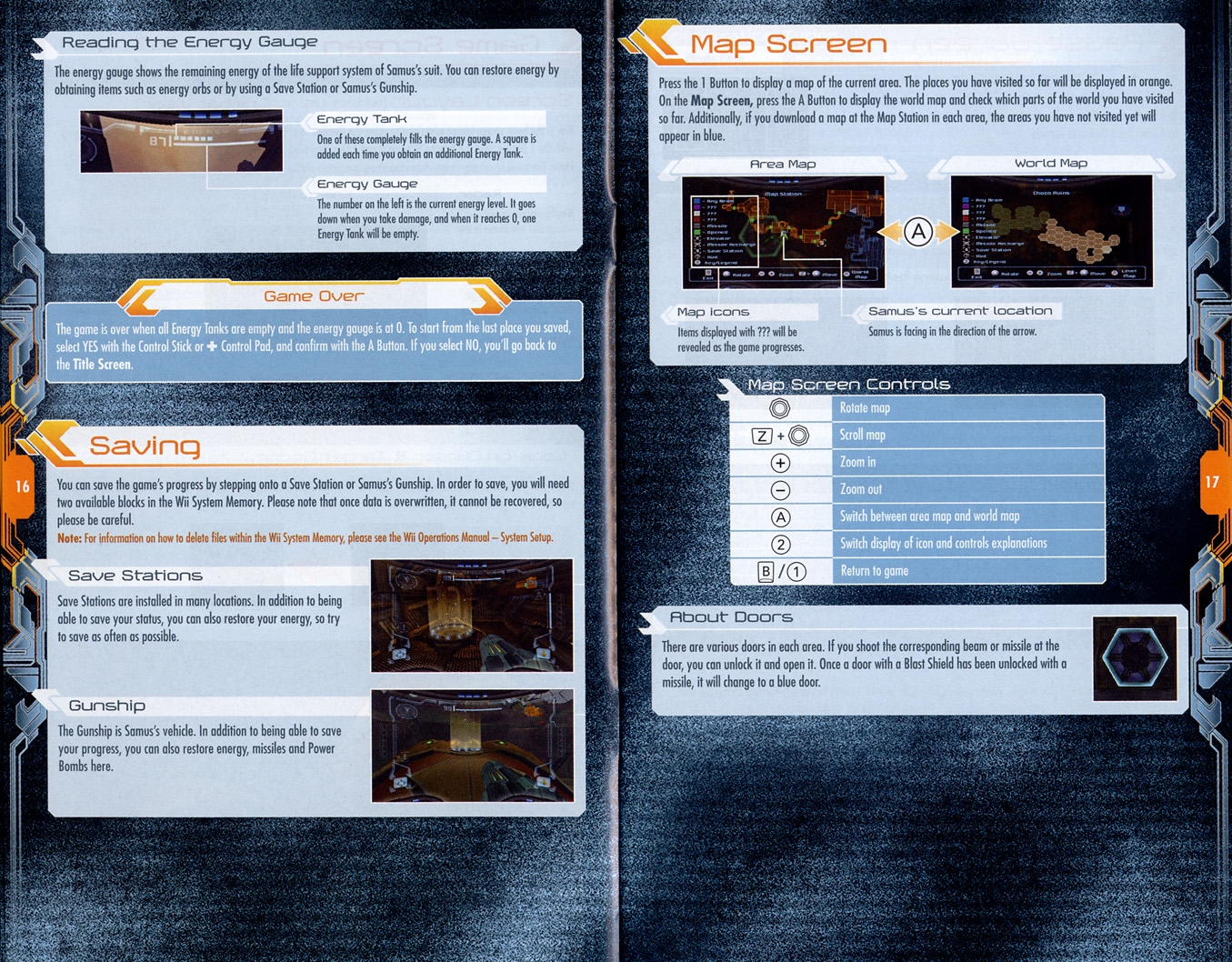 Metroid Prime Trilogy Game Manual