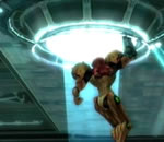 Samus barely survives a trip outside the flagship's hull.