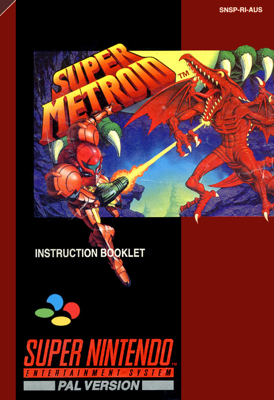 Super Metroid instruction manual (PAL)