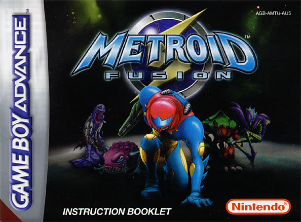 Metroid Fusion instruction manual