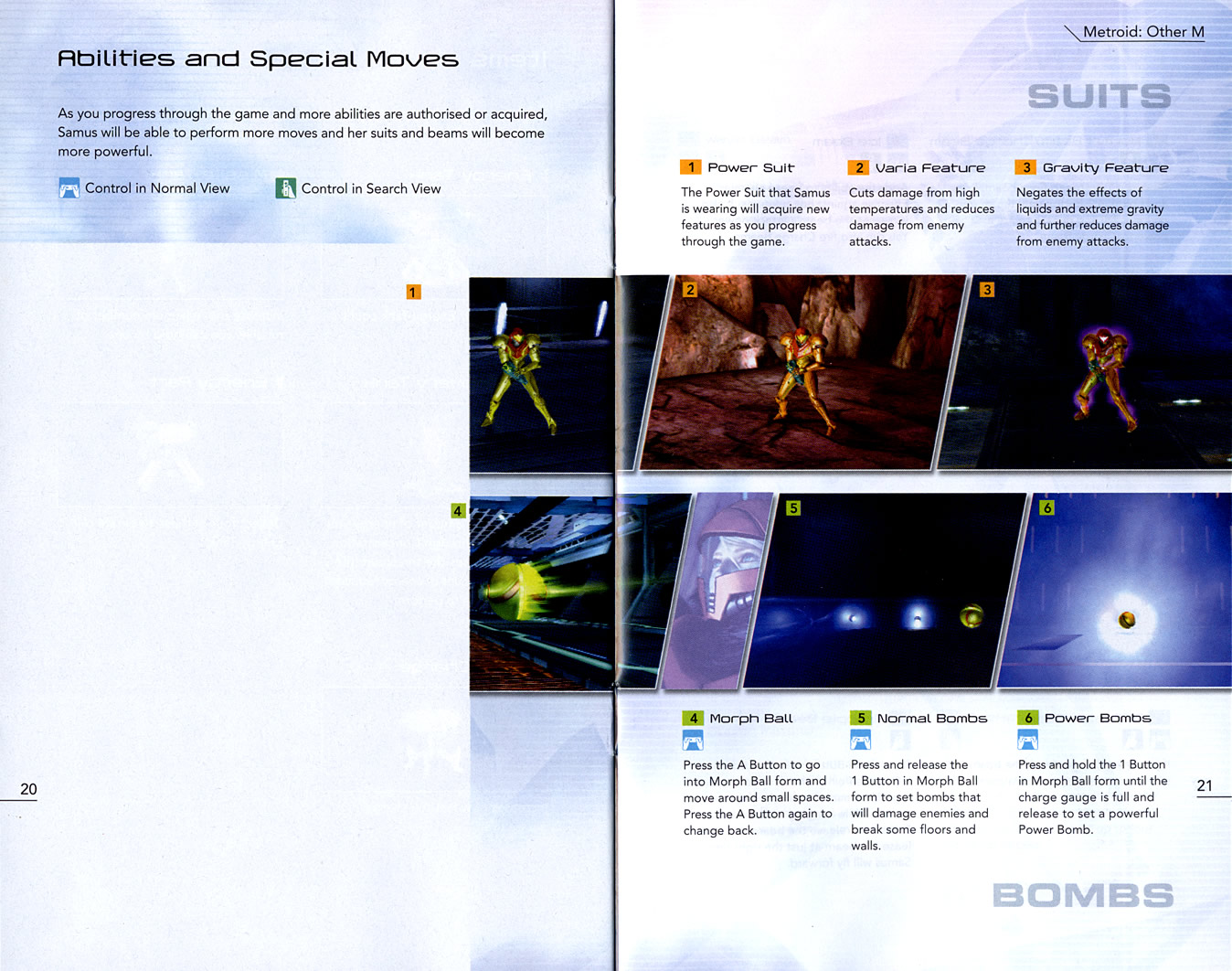 Metroid: Other M instruction manual