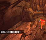 The heart of the volcano is not kind to Samus' health.