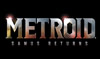Metroid: Samus Returns logo (black background)