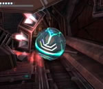 Use the Morph Ball to bypass mangled debris.